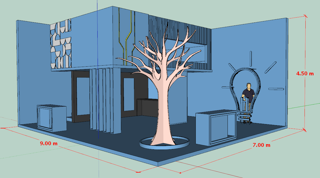 غرفه شماره 1 ( 2بر باز )  2طبقه