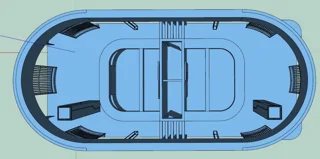 غرفه جزیره 140 متر مربع