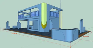 غرفه جزیره شماره 7 ( 230 متر + 60 متر ط دوم)