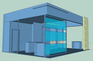 غرفه سه بر باز ( شماره  1 )